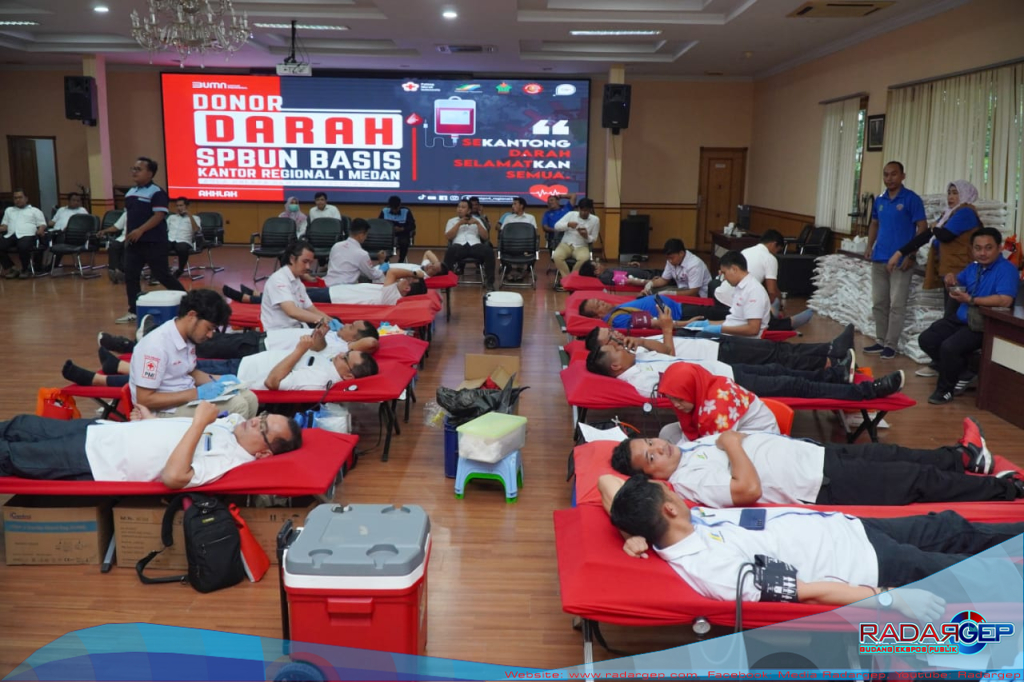 SPBUN Basis Kantor Operasional Medan PTPN IV Regional I Sukses Gelar Donor Darah 2025